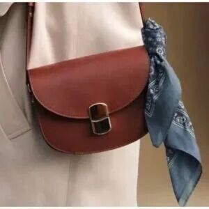 Sezane Le Foulard Kerala Bleu Floral Scarf - New